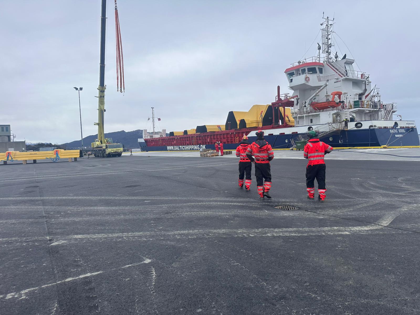 Havn på Haugalandet ved skumring